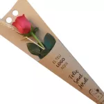 Rosa Personalizada Cartoncillo Kraft