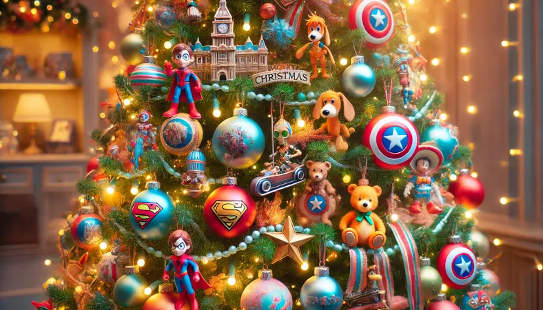 arbol de navidad disney